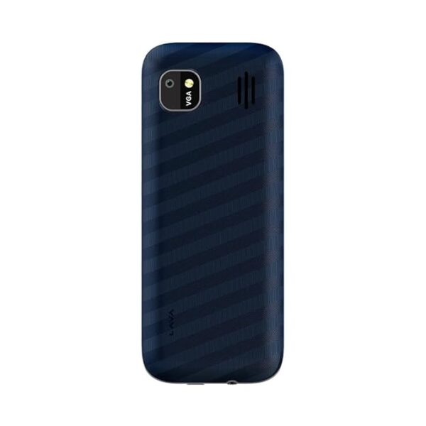 Lava Gem Power Blue Chrome- Dual sim Keypad Mobile with 2.8" Big Screen, Smart AI Battery and Auto Call Recording - Image 3