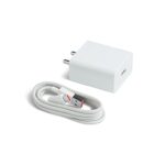 MI 22.5W SonicCharge 2.0 USB Charger|Wall Charger Adapter with USB to Type-C Cable Included|Fast Charging|QC Charging|(Adapter + USB to Type C Cable)