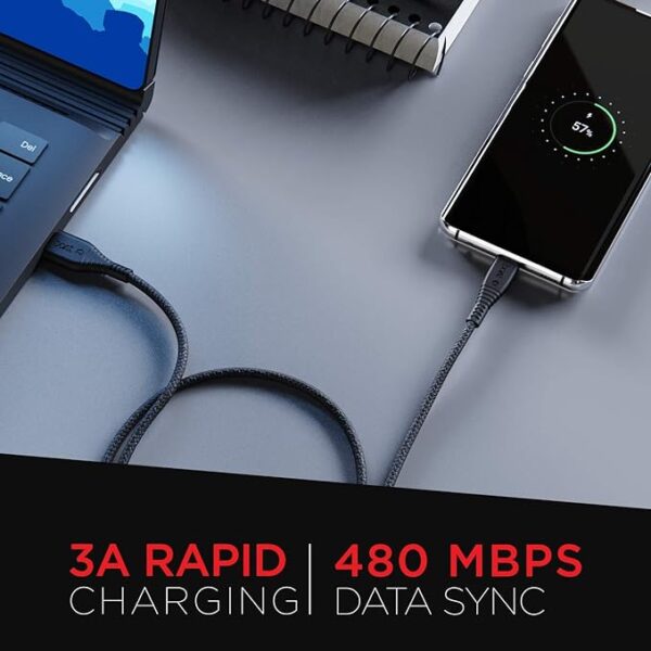 BOAT TYPE-C FAST CHARGING DATA CABLE (1.5 METER) - Image 4