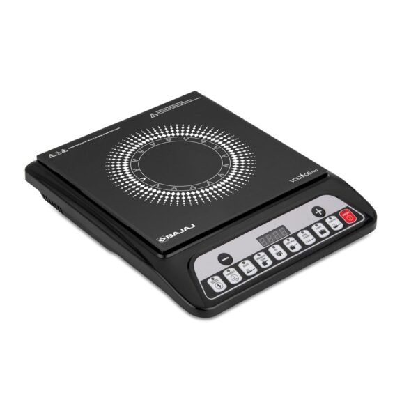 Bajaj140TS 1400 Watts Induction Stove| Digital Led Display | 1 Year Warranty | Black & Silver