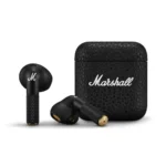 Marshall Minor IV True Wireless In-Ear Earbuds with 12 mm Drivers, IPX4 in Earbuds, upto 30 Hours of Wireless Playtime (Black)